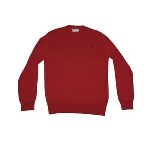 Ariat Men's Medium Pullover New Without Tags Red Long Sleeve V-Neck‎